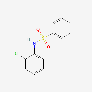 molecular formula C12H10ClNO2S B1606841 N-(2-Chlorophenyl)benzenesulfonamide CAS No. 21226-30-2