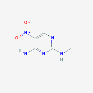 molecular formula C6H9N5O2 B1606843 n,n'-Dimethyl-5-nitropyrimidine-2,4-diamine CAS No. 5177-26-4