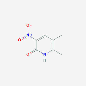 molecular formula C7H8N2O3 B1606846 5,6-dimethyl-3-nitro-1H-pyridin-2-one CAS No. 98276-88-1