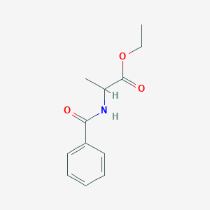 molecular formula C12H15NO3 B1606864 Ethyl 2-benzamidopropanoate CAS No. 5446-46-8