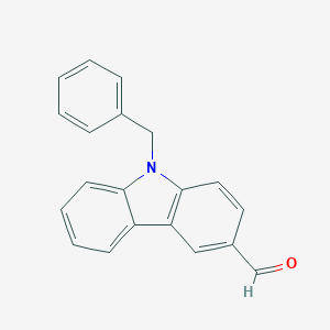 molecular formula C20H15NO B160687 9-Benzyl-9H-carbazole-3-carbaldehyde CAS No. 54117-37-2