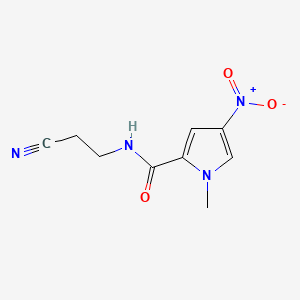1H-Pyrrole-2-carboxamide, N-(2-cyanoethyl)-1-methyl-4-nitro-