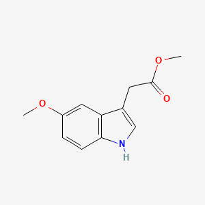 molecular formula C12H13NO3 B1606872 methyl 2-(5-methoxy-1H-indol-3-yl)acetate CAS No. 23304-48-5