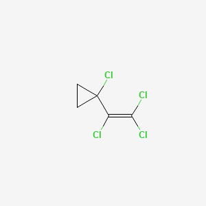 Cyclopropane, 1-chloro-1-(trichloroethenyl)-