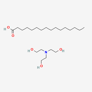 B1606881 Triethanolamine palmitate CAS No. 49719-60-0