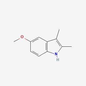 molecular formula C11H13NO B1606882 5-Methoxy-2,3-dimethyl-1H-indole CAS No. 828-94-4