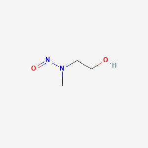 molecular formula C3H8N2O2 B1606887 Ethanol, 2-(methylnitrosoamino)- CAS No. 26921-68-6