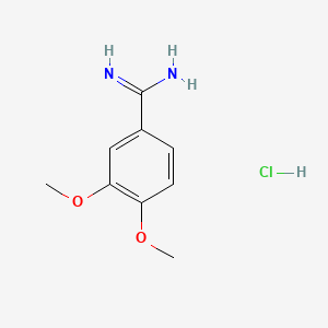 molecular formula C9H13ClN2O2 B1606889 3,4-Dimethoxybenzimidamide hydrochloride CAS No. 51488-33-6