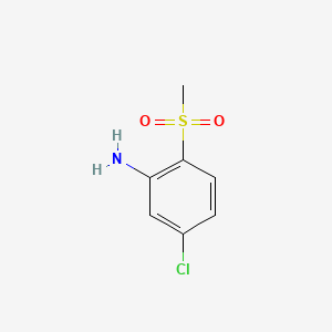 molecular formula C7H8ClNO2S B1606895 5-Chloro-2-(methylsulfonyl)aniline CAS No. 29124-54-7