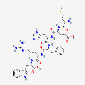 molecular formula C42H56N12O9S B1606897 Acth (4-9) CAS No. 56236-83-0