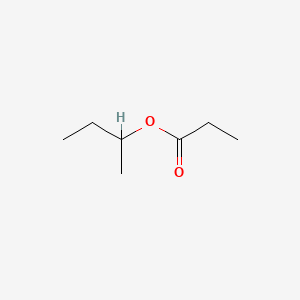 molecular formula C7H14O2 B1606901 Propanoic acid, 1-methylpropyl ester CAS No. 591-34-4