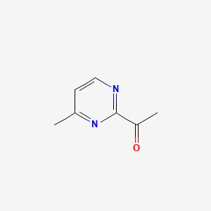 molecular formula C7H8N2O B1606914 1-(4-Methylpyrimidin-2-yl)ethan-1-one CAS No. 71850-85-6