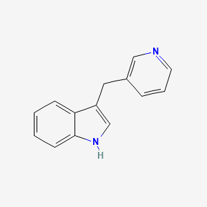B1606934 3-(pyridin-3-ylmethyl)-1H-indole CAS No. 5275-04-7