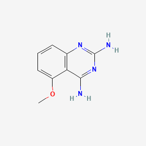 molecular formula C9H10N4O B1606939 5-Methoxyquinazoline-2,4-diamine CAS No. 27018-21-9
