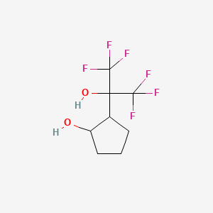 Cyclopentanol, 2-(1,1,1,3,3,3-hexafluoro-2-hydroxy-2-propyl)-