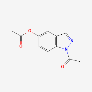1-Acetyl-1h-indazol-5-yl acetate