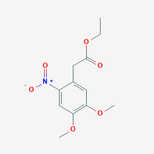 Ethyl 2-(4,5-dimethoxy-2-nitrophenyl)acetate