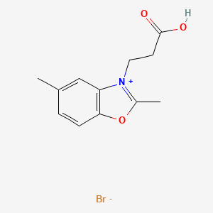 3-(2-Carboxyethyl)-2,5-dimethylbenzoxazolium bromide
