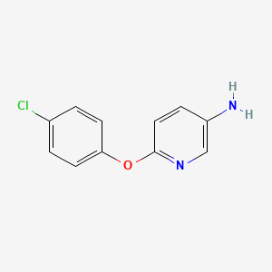 molecular formula C11H9ClN2O B1606959 6-(4-Chlorophenoxy)pyridin-3-amine CAS No. 75926-64-6
