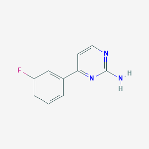 4-(3-Fluorophenyl)pyrimidin-2-amine