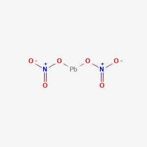 molecular formula N2O6Pb<br>Pb(NO3)2<br>Pb(NO3)2<br>N2O6P B160697 lead ii nitrate CAS No. 10099-74-8