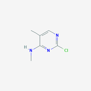 molecular formula C6H8ClN3 B1606976 2-Chloro-n,5-dimethylpyrimidin-4-amine CAS No. 56864-96-1