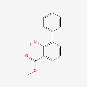 molecular formula C14H12O3 B1606977 Methyl 2-hydroxy-3-phenylbenzoate CAS No. 4906-69-8
