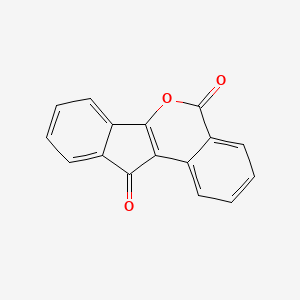 molecular formula C16H8O3 B1606987 Indeno[1,2-c]isochromene-5,11-dione CAS No. 5651-60-5