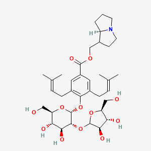 molecular formula C36H53NO12 B1606990 Nervosine CAS No. 23179-26-2