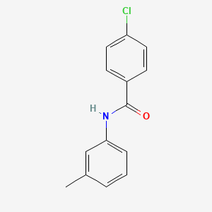 molecular formula C14H12ClNO B1607007 4-chloro-N-(3-methylphenyl)benzamide CAS No. 7504-69-0