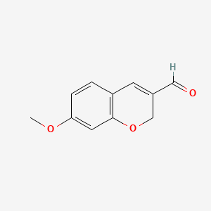 molecular formula C11H10O3 B1607022 7-methoxy-2H-chromene-3-carbaldehyde CAS No. 57543-39-2