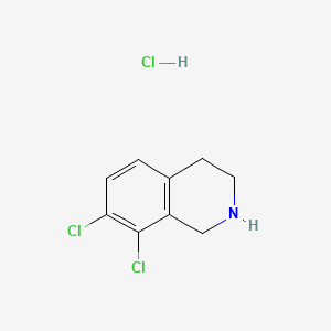 molecular formula C9H10Cl3N B1607033 7,8-Dichloro-1,2,3,4-tetrahydroisoquinoline hydrochloride CAS No. 57987-77-6