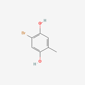 molecular formula C7H7BrO2 B1607052 2-Bromo-5-methylbenzene-1,4-diol CAS No. 67289-05-8