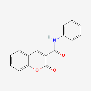 molecular formula C16H11NO3 B1607055 2-oxo-N-phenyl-2H-chromene-3-carboxamide CAS No. 54396-25-7