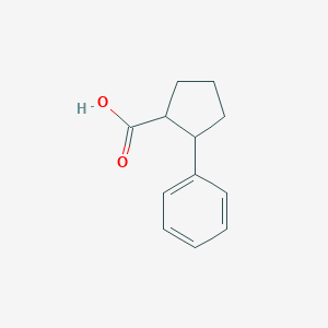 molecular formula C12H14O2 B1607058 2-Phenylcyclopentane-1-carboxylic acid CAS No. 7015-25-0