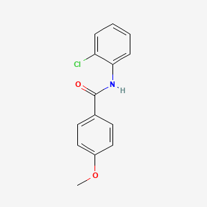 molecular formula C14H12ClNO2 B1607059 N-(2-chlorophenyl)-4-methoxybenzamide CAS No. 7465-92-1