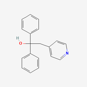 1,1-Diphenyl-2-pyridin-4-ylethanol