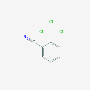 molecular formula C8H4Cl3N B1607066 2-(Trichloromethyl)benzonitrile CAS No. 2635-68-9