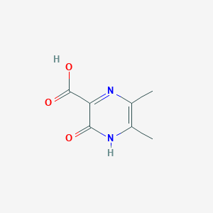 molecular formula C7H8N2O3 B1607067 3-Hydroxy-5,6-dimethylpyrazine-2-carboxylic acid CAS No. 57796-64-2