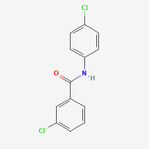 molecular formula C13H9Cl2NO B1607071 3-氯-N-(4-氯苯基)苯甲酰胺 CAS No. 54979-73-6