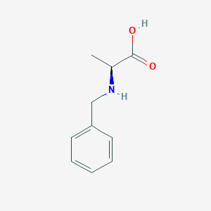 molecular formula C10H13NO2 B1607074 (2S)-2-(benzylamino)propanoic acid CAS No. 7585-47-9
