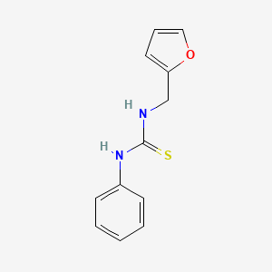 molecular formula C12H12N2OS B1607084 1-(Furan-2-ylmethyl)-3-phenylthiourea CAS No. 6632-65-1