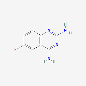 molecular formula C8H7FN4 B1607086 6-Fluoroquinazoline-2,4-diamine CAS No. 119584-77-9