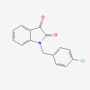 molecular formula C15H10ClNO2 B1607093 1-(4-Chlorobenzyl)-1H-indole-2,3-dione CAS No. 26960-66-7