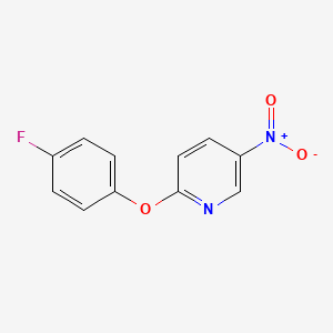 2-(4-Fluorophenoxy)-5-nitropyridine
