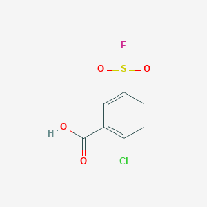 2-Chloro-5-(fluorosulfonyl)benzoic acid