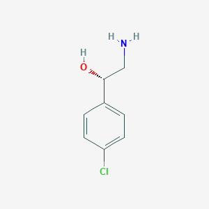 molecular formula C8H10ClNO B160711 (1s)-2-Amino-1-(4-Chlorophenyl)ethan-1-Ol CAS No. 128535-89-7