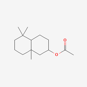 Decahydro-5,5,8a-trimethyl-2-naphthyl acetate