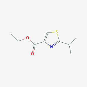 molecular formula C9H13NO2S B160714 2-异丙基噻唑-4-羧酸乙酯 CAS No. 133047-44-6