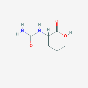 4-Methyl-2-ureido-pentanoic acid